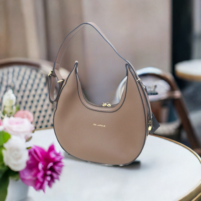 Sac besace Nola Taupe  by Ted Lapidus