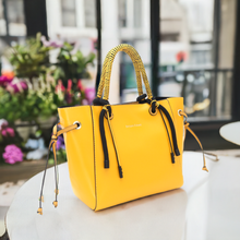 Charger l&#39;image dans la galerie, Le sac cabas Romy Jaune  : votre nouveau compagnon au quotidien