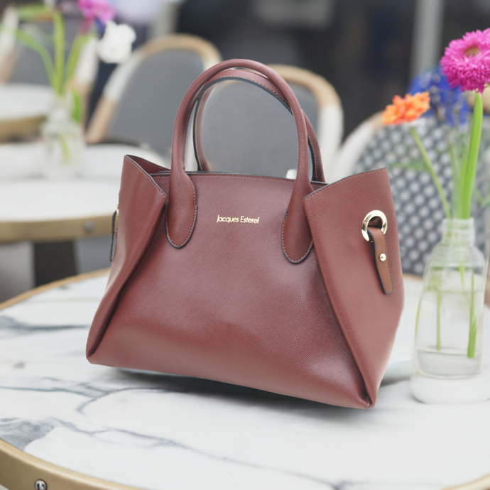 Sac polochon Oroshi marron by Jacques Esterel