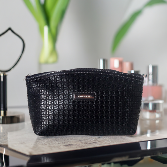 Trousse de maquillage, Demie Lune Fidelio noir  BY TED LAPIDUS