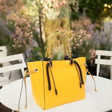 Charger l&#39;image dans la galerie, Le sac cabas Romy Jaune  : votre nouveau compagnon au quotidien