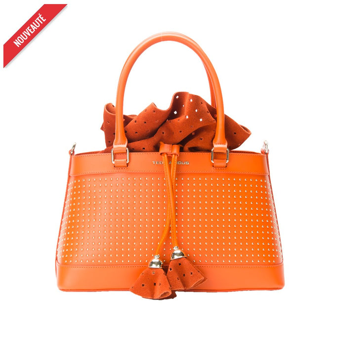 SAC PORTE MAIN SAINT HONORE  BY TED LAPIDUS, ORANGE, Sac Ã  Elle, Sac, BAGAGE, TED LAPIDUS JACQUES ESTEREL, STEVE MADDEN